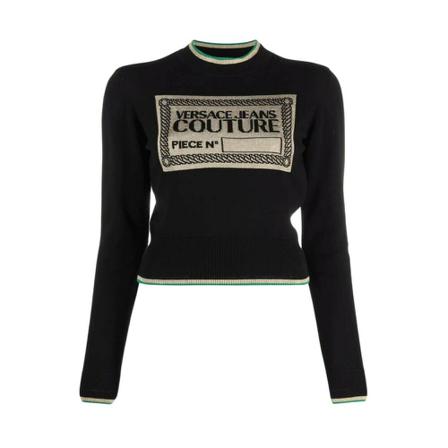 Versace Jeans Couture, Jersey Zwart, Dames, Maat:L