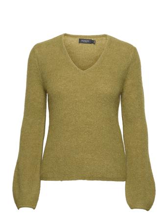 Sltuesday V-Neck Jumper Ls Pullover Grønn Soaked In Luxury