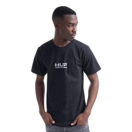 Huf, Koszulka męska HUF Triple Beam Dream T-shirt Ts 01522 Czarny XL Czarny, Mężczyzna, Rozmiar: S