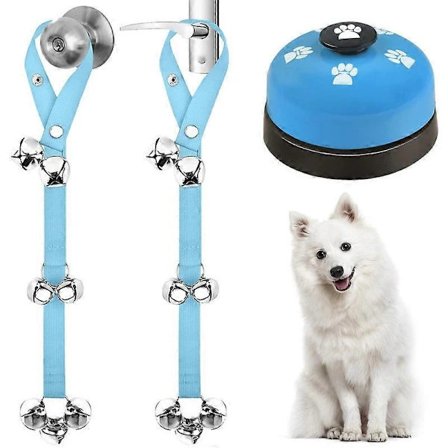 3 kpl koiran ovikelloja, lemmikkien koulutuskellot ulos pääsyyn ja pissalle