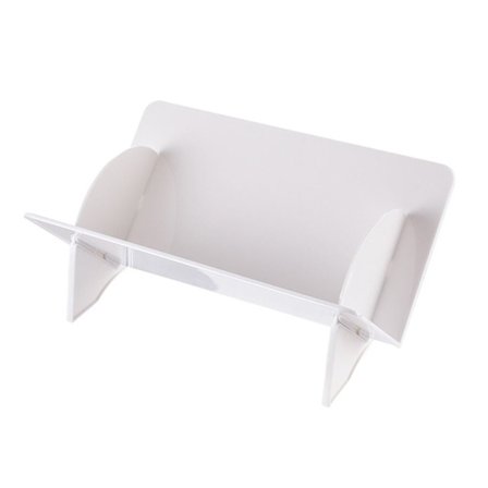 Stationär bokhylla Läsa bilderbok Förvaringsställ VIT