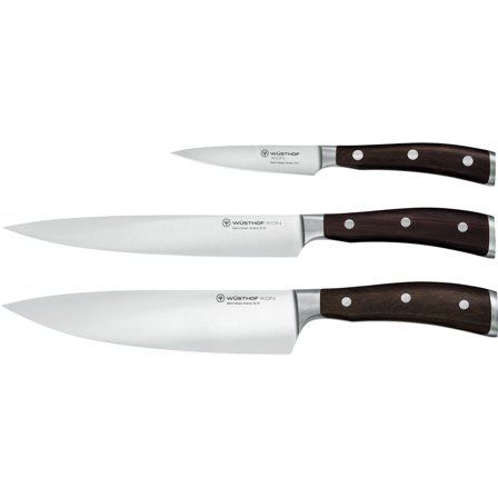 Wüsthof Ikon Knivsett 3 deler' - 'Stål