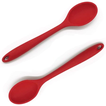 2 stk. Silikonskje til kjøkken, Silikonskje til blanding, Silikonskje