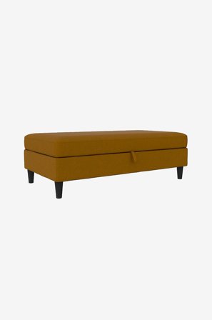 Dorel Home - Ottomansk / krakk Hartford - Gul - Fotskamler & puffer - Fra Homeroom