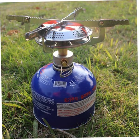 1pc Campingbrännare Vandring Gaskamin Elektronisk Tändning Spis Ryggsäck Sto