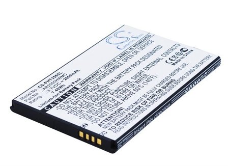 Batteri til SmartPhone, Mobil til Philips Xenium T3566, CTW3568, W3568 og andre.
