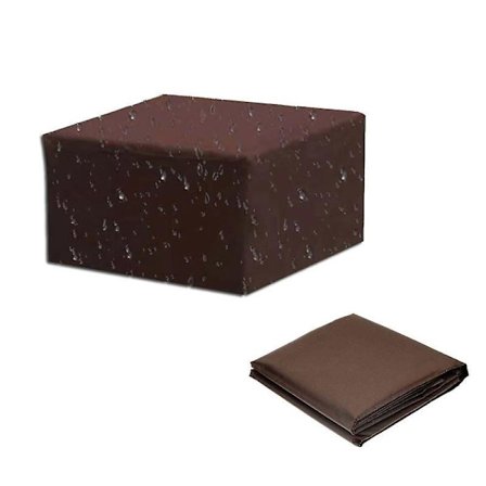 Trädgårdsmöbelskydd för rottingbord, bänk och stolsset utomhus