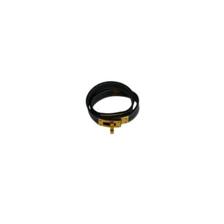 Hermès Vintage Pre-owned Kelly Double Tour Bracelet Grå, Dame Vintage Smykker, Størrelse: ONE Size