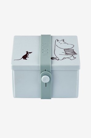 Dsignhouse x Moomin - Madkasse Mumin Square - Blå - Opbevaringsbeholdere - Fra Homeroom