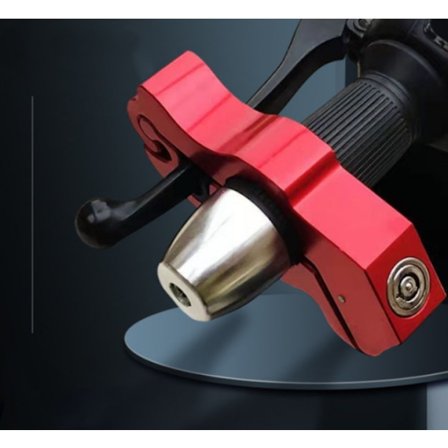 Motorcykel anti-tyveristyrhåndtaglås, rød til at beskytte din motorcykel