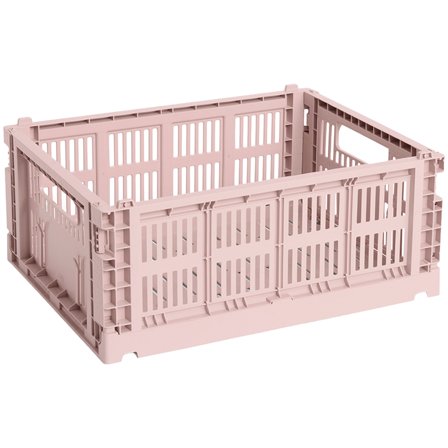 HAY Colour Crate Medium säilytyslaatikko, blush