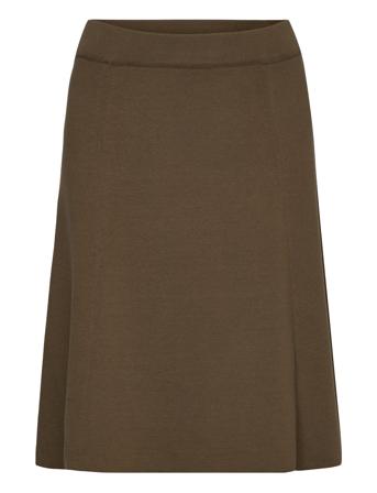 Heavy Knit Skirts Skirts Knitted Skirts Brun Marc O'Polo*Betinget Tilbud