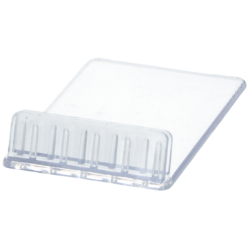 SKILTHOLDER VINKLET TRANSP.