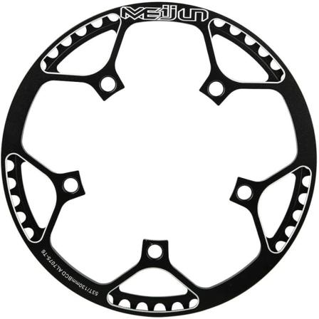 Galaxy Kedjering Aluminiumlegerings Mountainbike Forreste Kedjering Enkel Kedjering 53T Sort