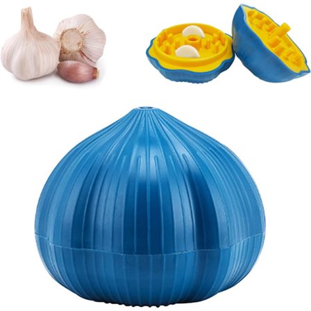 Vitlökstvist manuell vitlökspress med roterande lock