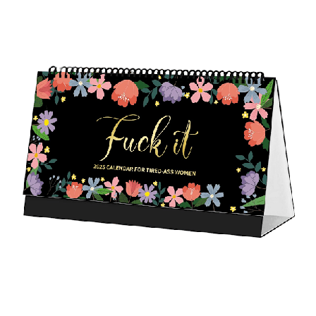 Trætte Kvinder Kalender 2025, Trætte Kvinder Vægkale, Sjove Nyhedsmånedskalender, Håndlavet Hængende Kalender til Hjemmekontor med Krog