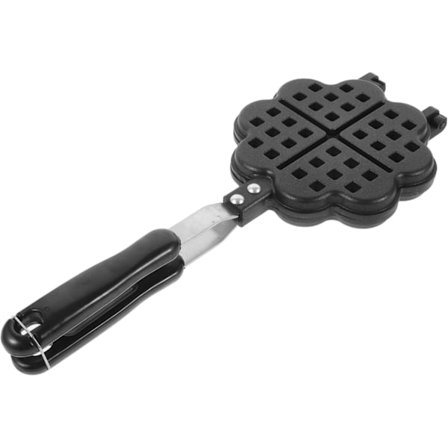 Bærbart vaffeljern med non-stick-plade, dobbeltsidet madlavningsværktøj, let at rengøre, kompakt design
