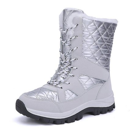 Dam Vinterstövlar Snow Boot Plysch Varma Skor Vattentät Boot 370