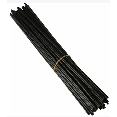 40 kpl Muovihitsauspuikko PP-hitsauspuikko muovihitsauspistooliin/kuumailmapistooliin 250 mm musta K17576B