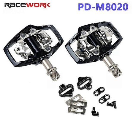 MTB Sykkelpedal DEORE XT PD-M8000 M8020 Selv-låsende SPD Pedaler MTB Komponenter Brukes Kompatibel med Sykkelracing Terrengsykkel Deler-Perfet