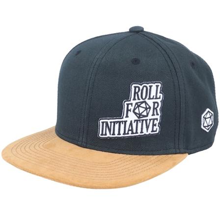 Critiql Hit - Svart snapback Caps - Roll For Initiative Patch Black/Suede Snapback @ Hatstore