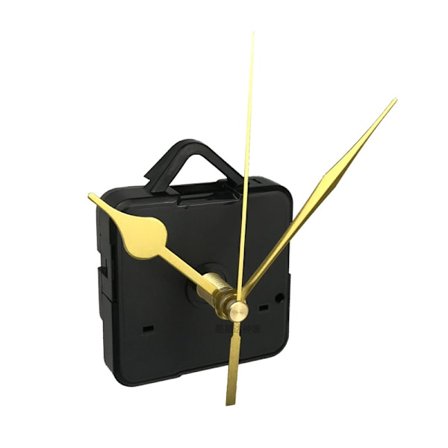 2 sett gull kvarts urverk mekanisme kvarts urverk motorhender stille feie veggklokke korssting batteridrevet veggklokke bevegelsessett B