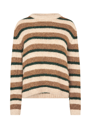 Modström Philipmd Stripe O-neck Tröjor Dam Flerfärgad S