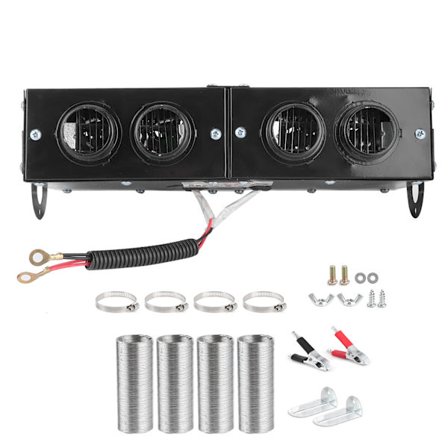 12V 800W Bilvarmer Defogger Effektiv Auto Vifte med 4 Hull