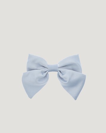 Dark Department Satin Bow Hair Clip Niebieski Akcesoria Dziewczyna - Kids Brand Store