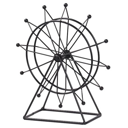 Nordisk järnkonst roterande pariserhjul dekorationer Heminredning