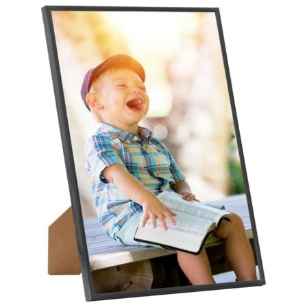 Vidaxl Fotoramar 3 St För Vägg Eller Bord Svart 29,7x42 Cm Mdf Svart