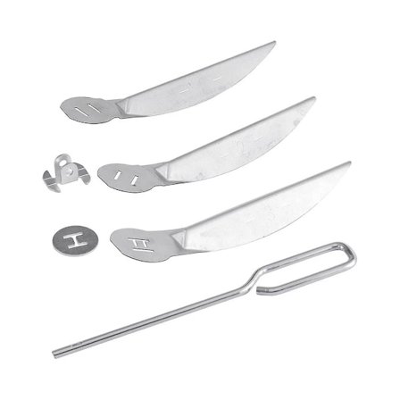 18-1/2-tommer grill One-Touch rengøringssystem sæt, til 7443 90719 kulgrill/kedelgrill reservedele [D]