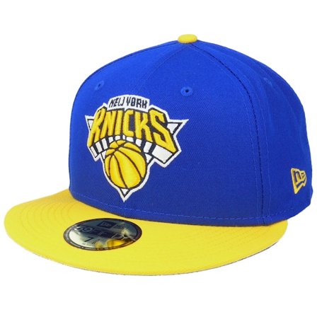 New Era - NBA Sininen fitted Lippis - New York Knicks 59Fifty All-Star Game Colorpack Blue/Yellow Fitted @ Hatstore