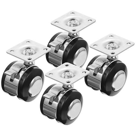 4 st universella kontorsstols hjul praktiska universella hjul möbelhjul