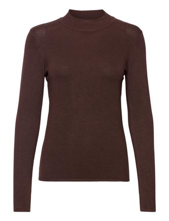Sc-Dollie Turtleneck Rullekravetrøje Brun Soyaconcept