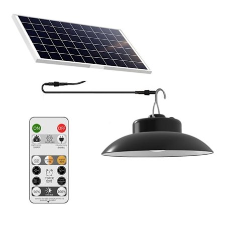 Ulkokäyttöön tarkoitetut LED-aurinkoriipusvalaisimet himmennettävät 5000K 4000K 3000K kaukosäätimellä puutarhaan, patiolle, autotalliin