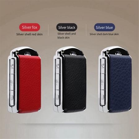 Galvaniseret legering læder bilnøgle etui cover til XC60 S60 XC90 S90 dele beskyttelse skal tilbehør A