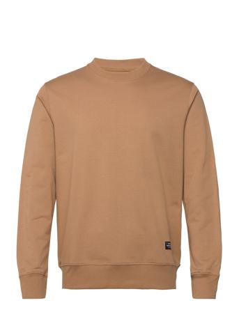 Light Terry Asker Sweat Tops Sweatshirts & Hoodies Sweatshirts Brown Mads Nørgaard
