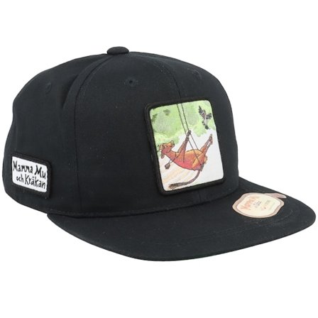 Mamma Mu & Kråkan - Musta snapback Lippis - Kids Gungar Toddler Black Snapback @ Hatstore