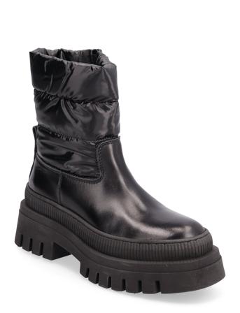 Woms Boots Shoes Boots Ankle Boots Ankle Boot - Flat Svart Tamaris