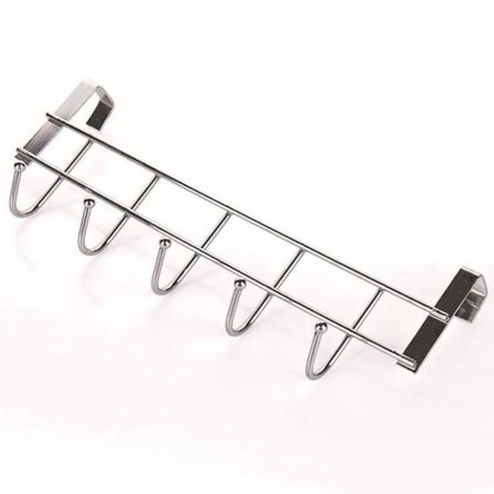 Rostfritt stål kök & dörr rack skåp klädhängare krok rack badrum 25*9CM