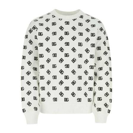 Dolce & Gabbana Sweatshirts , Wit , Heren , Maat: S