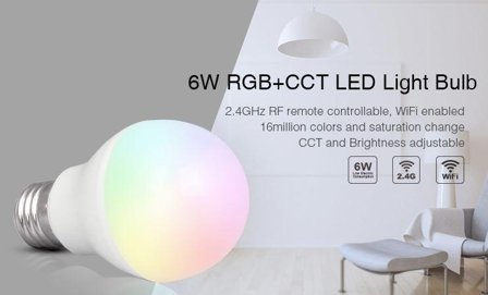SYNERGY 21 LED Retrofit E27 6W RGB-WW Lampe mit Funk und WLAN *MiLight*