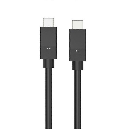 Kabel USB-C til USC-C 3.1 5A/100W/10GB Gen 2 1,5m Sort