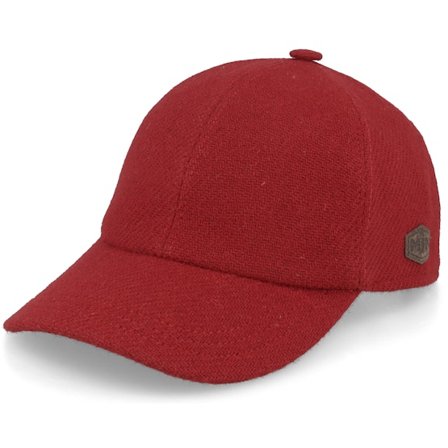 MJM Hats - Rød unconstructed Caps - Baseball Harris Tweed Red Dad Cap @ Hatstore