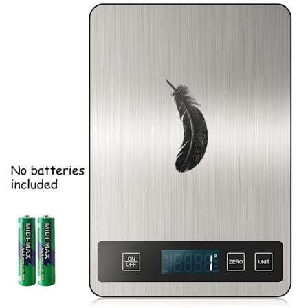 Digital kjøkkenvekt 1g presisjon, elektronisk kjøkkenvekt, nøyaktig matvekt, kjøkkenverktøy – batterier ikke inkludert