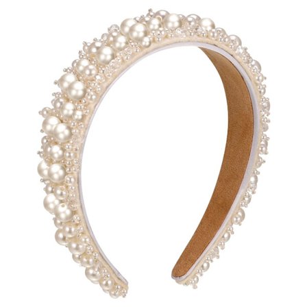 Perlehårbøjle Perlefløjl Hårbånd Til Kvinder Piger