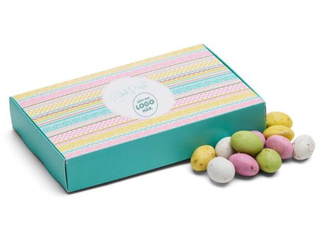 Påsk brevbox mjölkchokladägg 250g - Lyreco - Profilsortiment - Säsong - Påsk