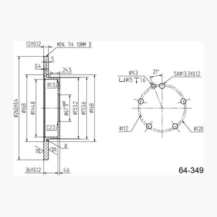 Biltema - BREMSESKIVE