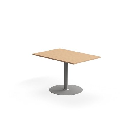 Iläggsskiva, 800x1200 mm, bok/silver